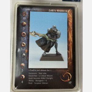SEALED Rackham Confrontation Dawn Warriors 3 Metal Miniatures Dirz With Card